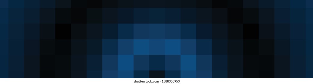 Classic Blue Abstract trianglify Generative Art background illustration