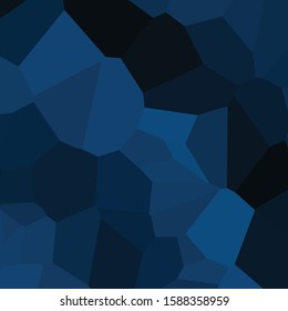 Classic Blue Abstract trianglify Generative Art background illustration