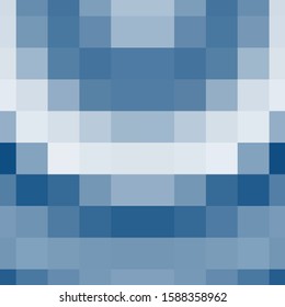 Classic Blue Abstract trianglify Generative Art background illustration