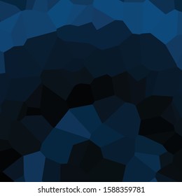 Classic Blue Abstract trianglify Generative Art background illustration