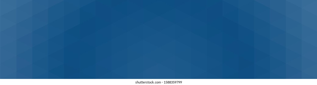 Classic Blue Abstract trianglify Generative Art background illustration