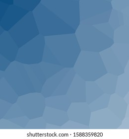 Classic Blue Abstract trianglify Generative Art background illustration