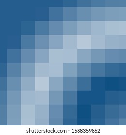 Classic Blue Abstract trianglify Generative Art background illustration