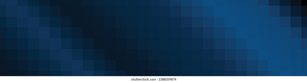 Classic Blue Abstract trianglify Generative Art background illustration