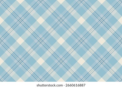 Patrón clásico de tartán azul y beige. Fondo sin costuras y versátil para proyectos textiles, de moda o de diseño. Acogedor, tradicional y visualmente atractivo.
