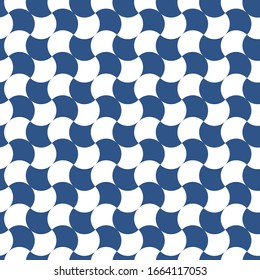 Classic blue - color of the year 2020 for fashion. abstract monochromatic design seamless patterns. Graphic modern pattern. Simple graphic design.