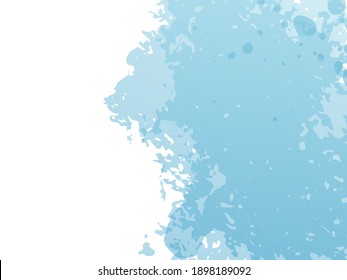 Classic Blue and Indigo Geometric Watercolor Fabric Design. Fluid Splash.  Ink Paint Brush. Psychedelic Paper Watercolor Cover Background. Abstract Texture Backdrop.  Vintage Texture Illustration.