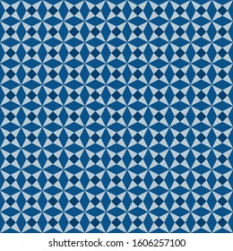 Clásico Patrón de vectores de acero inoxidable Ornate azul de decoraciones de mosaico moro. Fondo mosaico de mosaico escalable de estilo islámico.