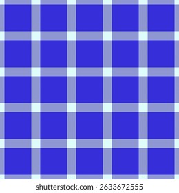 Classic blue plaid pattern. Versatile design for backgrounds, textiles, or creative projects. Seamless and eyecatching, perfect for adding a touch of style.