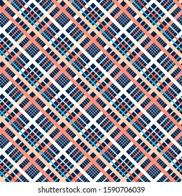 Classic blue seamless pattern design. Trend 2020 color of the year. Can use for print, template, fabric, presentation, textile, banner, poster