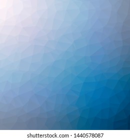 Classic Blue Trendy Background. Abstract Low Poly Style. Crystal Polygon Template. Modern Design for Business, science and Technology. Origami Vector Illustration.