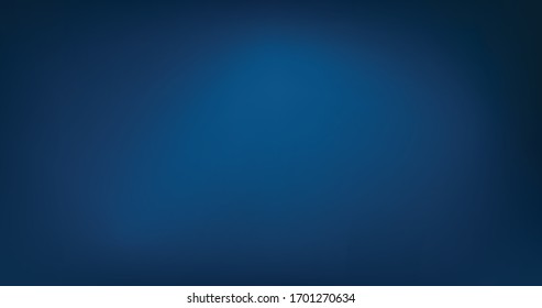 Classic Blue vecctor background with smooth light effect. Stock Vector illustration isolated on white background.