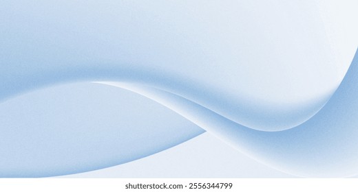 Classic blue white metallic paper, Blurred holographic mixed presentation design, smooth transitions and intensive noise, futuristic and modern minimalist