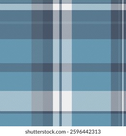 Classic blue and white plaid pattern.  Perfect for textile design, apparel, or website backgrounds. This sophisticated, seamless texture evokes feelings of comfort and style.