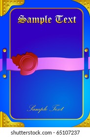 classic book cover illustration background