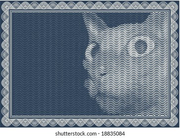 Classic border for diploma or certificate / A4