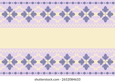 Clássico Borda Quadro Medieval Riqueza Bordado Delicado Estilo de Motivo com Tender Rolagem Ornamento Lavanda no Fundo Amarelo Pastel. Glamourosa Roxo Cool Night Botany para decoração caseira toalha de mesa tapete 