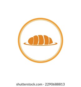 diseño de imagen de logotipo y símbolo de pan clásico