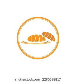 diseño de imagen de logotipo y símbolo de pan clásico