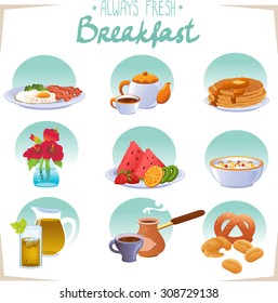 Classic breakfast set.