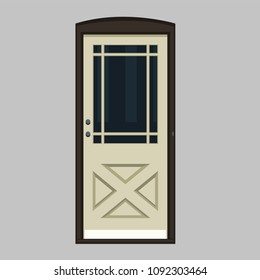 Classic British doorway