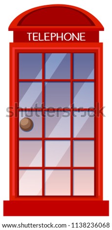 Similar – Image, Stock Photo Phone booth