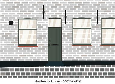 Classic Building Vector Stock Illustration