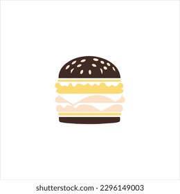 Classic Burger Logo Design Vector