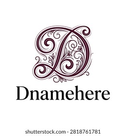 Classic calligraphy initial for traditional branding and formal correspondence.