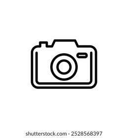 Classic camera icon, representing photography or capturing moments.