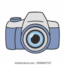 A classic camera, ideal for photography, tech, and creative design themes.