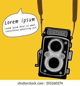 classic camera, vintage technology from good old days.