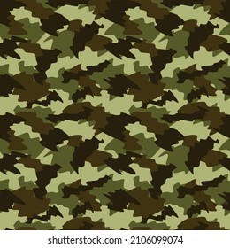 Classic camouflage. Army pattern. Background. Cloth.