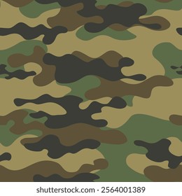 
classic camouflage pattern, military uniform texture, fashion street print, pattern repeat