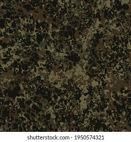 Classic camouflage seamless pattern. Abstract camo digital. Military texture. Print on fabric on clothes. Vector illustration