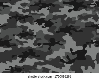 Classic camouflage seamless pattern. Army. Modern fabric vector design.