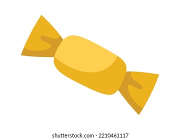 Classic candle sweet flat icon
