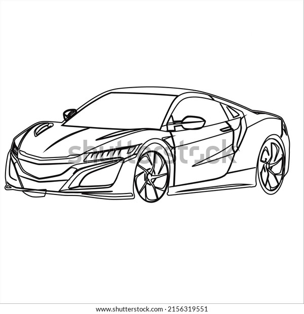  classic\
car coloring book page for adult or\
kids