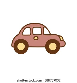 Classic Car Doodle Icon