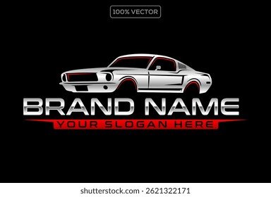 Classic Car Emblem Logo Vector. Best for Classic Automotive Vector illustration template