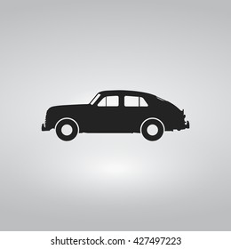 Classic Car Flat Icon