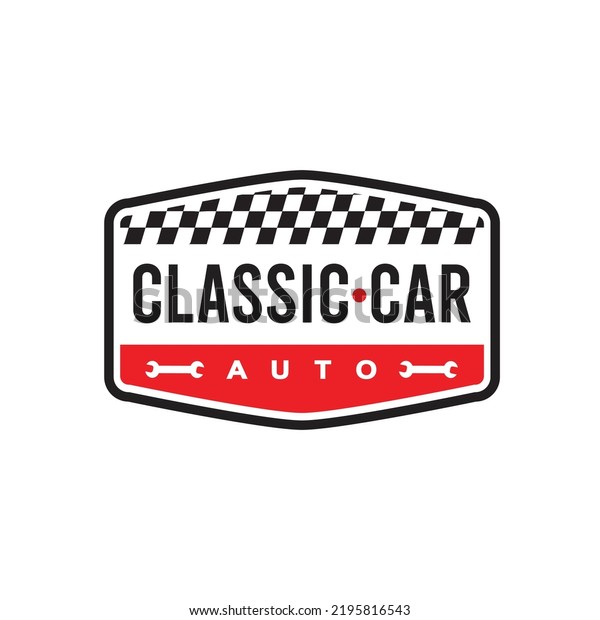 classic
car garage logo. vintage style with gold color
suitable for
petrolhead, garage owner, automotive
decoration