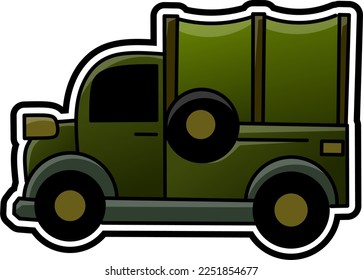 classic car icon flat design for automotive theme