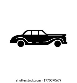 classic car icon or logo isolated sign symbol vector illustration - high quality black style vector icons
