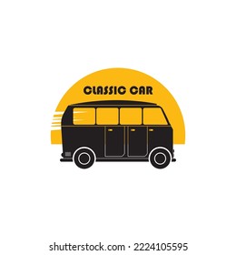 classic car icon vector illustration symbol design