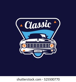 542 Front View Classic Car Logo Vector Images, Stock Photos & Vectors 