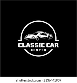 vector de ilustración de coche clásico
