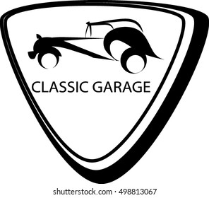 Classic car logo.