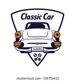 Classic car logo