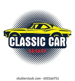 Classic car logo
